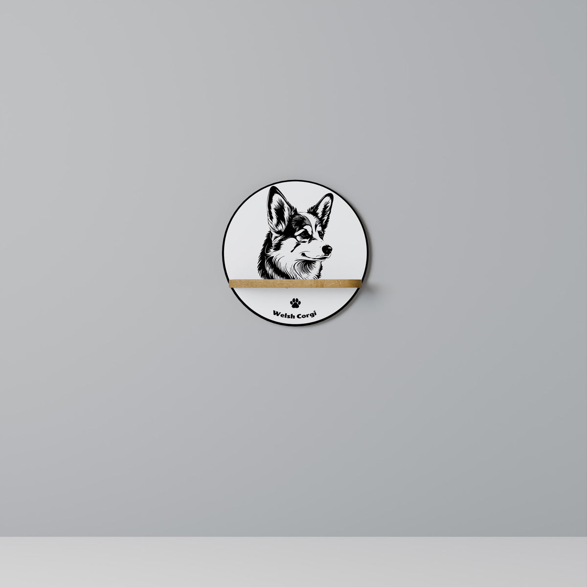 WELSH CORGI PEMBROKE Prateleira Artística
