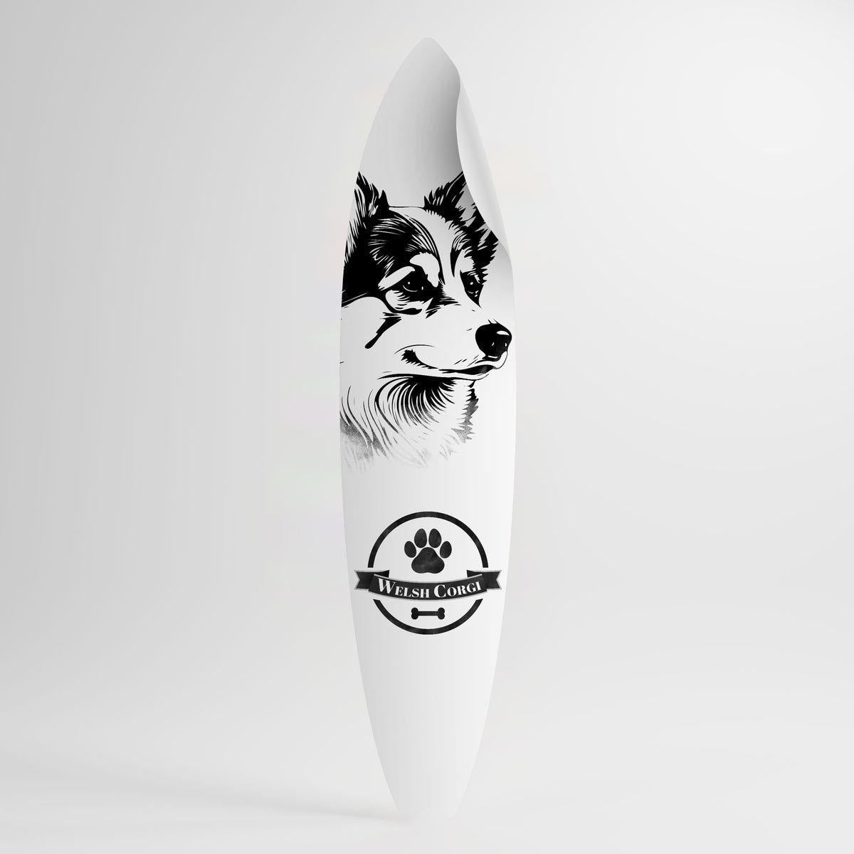 WELSH CORGI PEMBROKE Autocolante Prancha de Surf