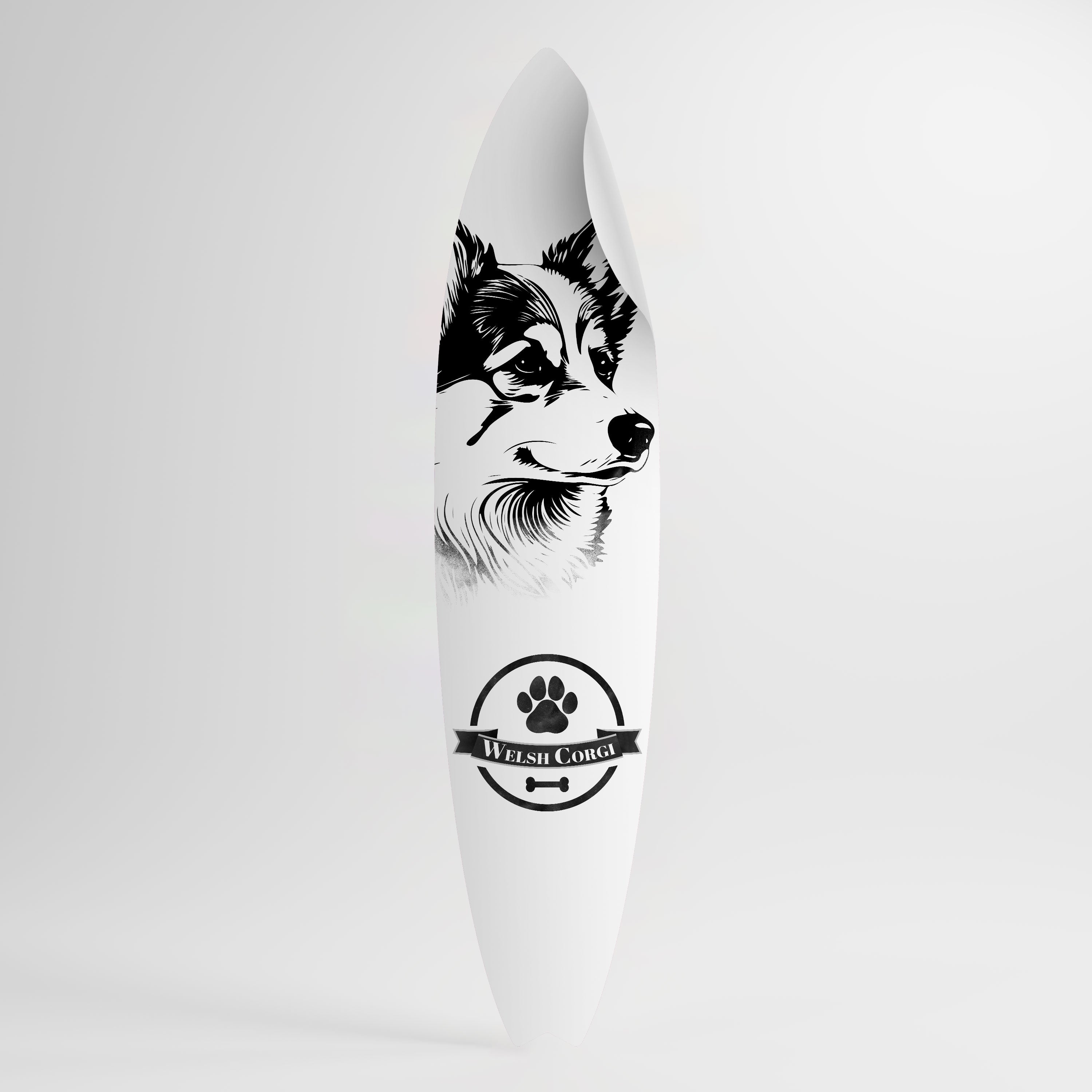 WELSH CORGI PEMBROKE Autocolante Prancha de Surf