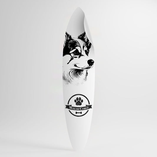 WELSH CORGI PEMBROKE Autocolante Prancha de Surf