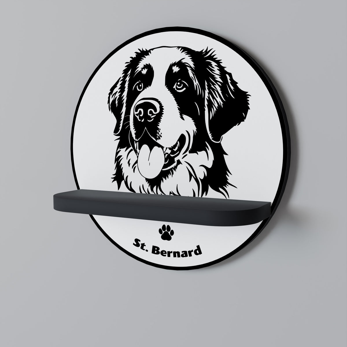SAINT BERNARD Prateleira Artística