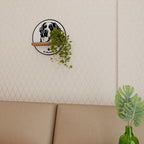 SAINT BERNARD Prateleira Redonda Decorativa em Efeito Carvalho