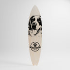 SAINT BERNARD Decorative Plywood Surfboard