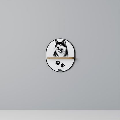 AKITA DOG Prateleira Artística