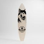 AKITA DOG Painel Decorativo Prancha de Surf