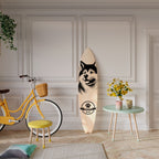 AKITA DOG Painel Decorativo Prancha de Surf