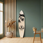 AKITA DOG Painel Decorativo Prancha de Surf