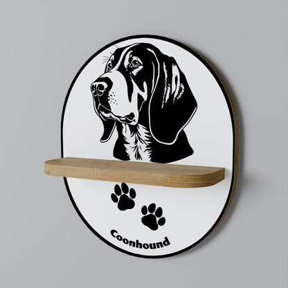 COONHOUND DOG Prateleira Artística