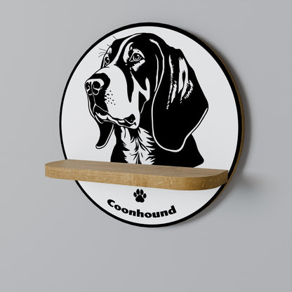 COONHOUND DOG Prateleira Artística