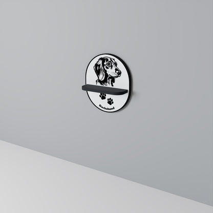 DACHSHUND DOG Art Shelf