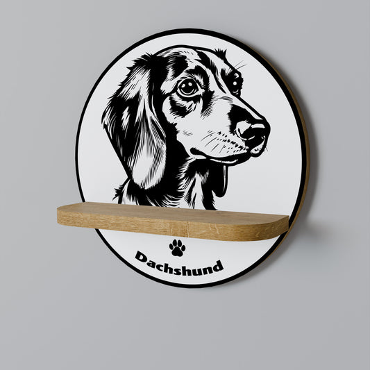 DACHSHUND DOG Prateleira Artística