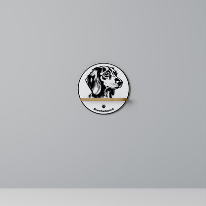DACHSHUND DOG Art Shelf