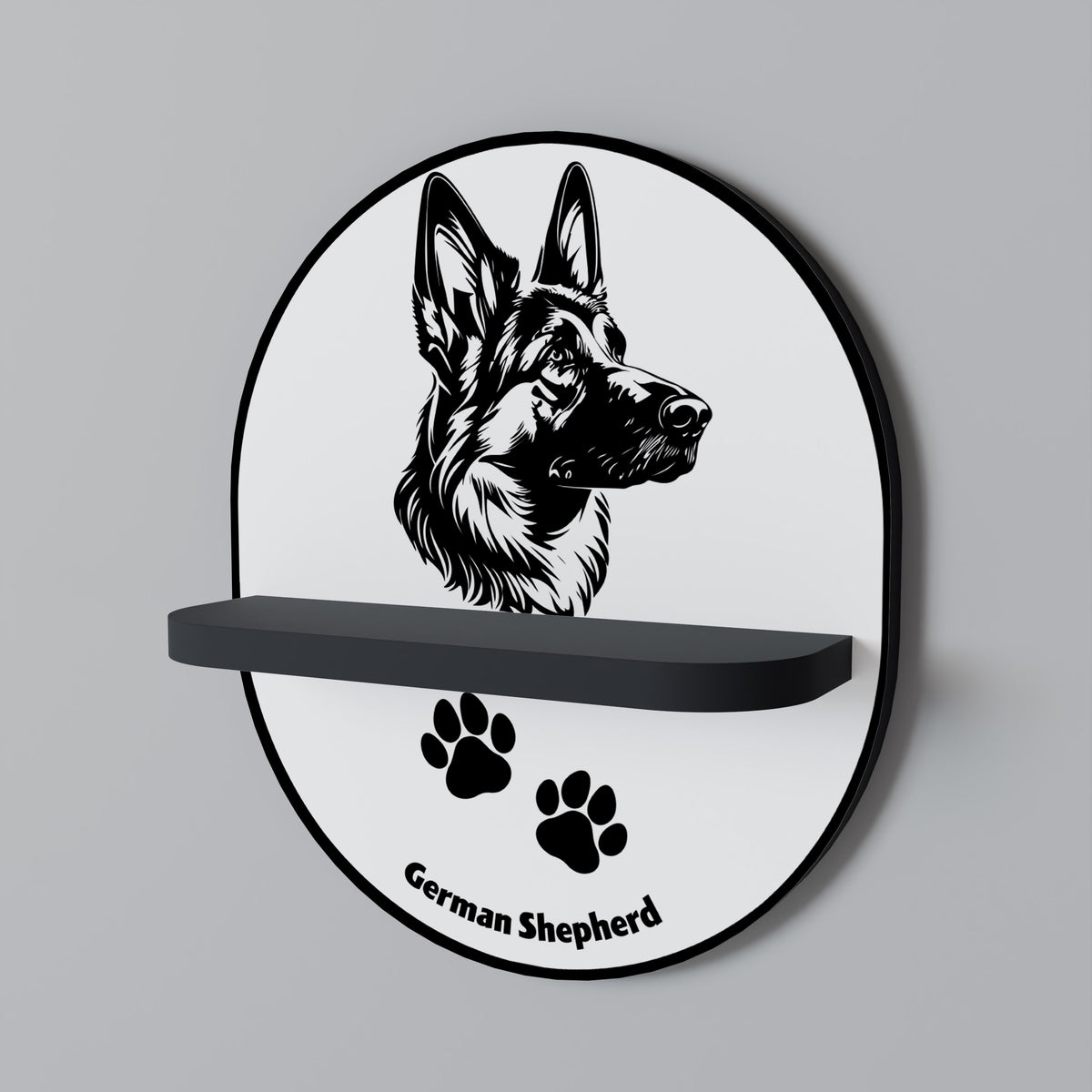 GERMAN SHEPARD Prateleira Artística