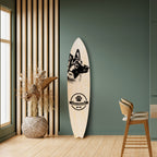 GERMAN SHEPARD Decorative Plywood Surfboard
