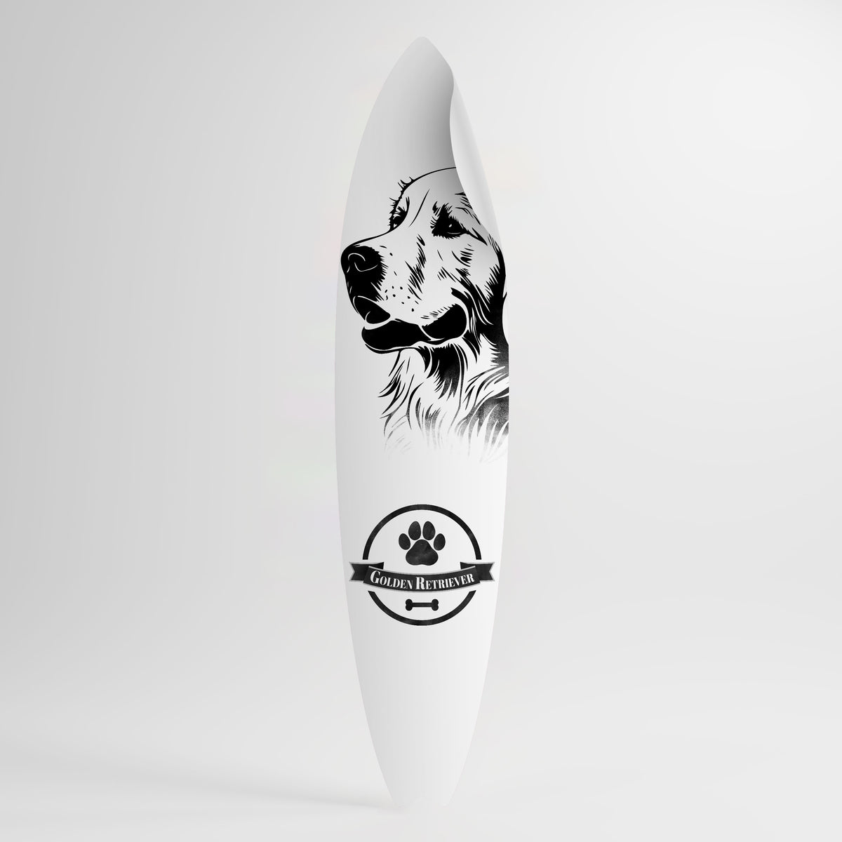 GOLDEN RETRIEVER Autocolante Prancha de Surf