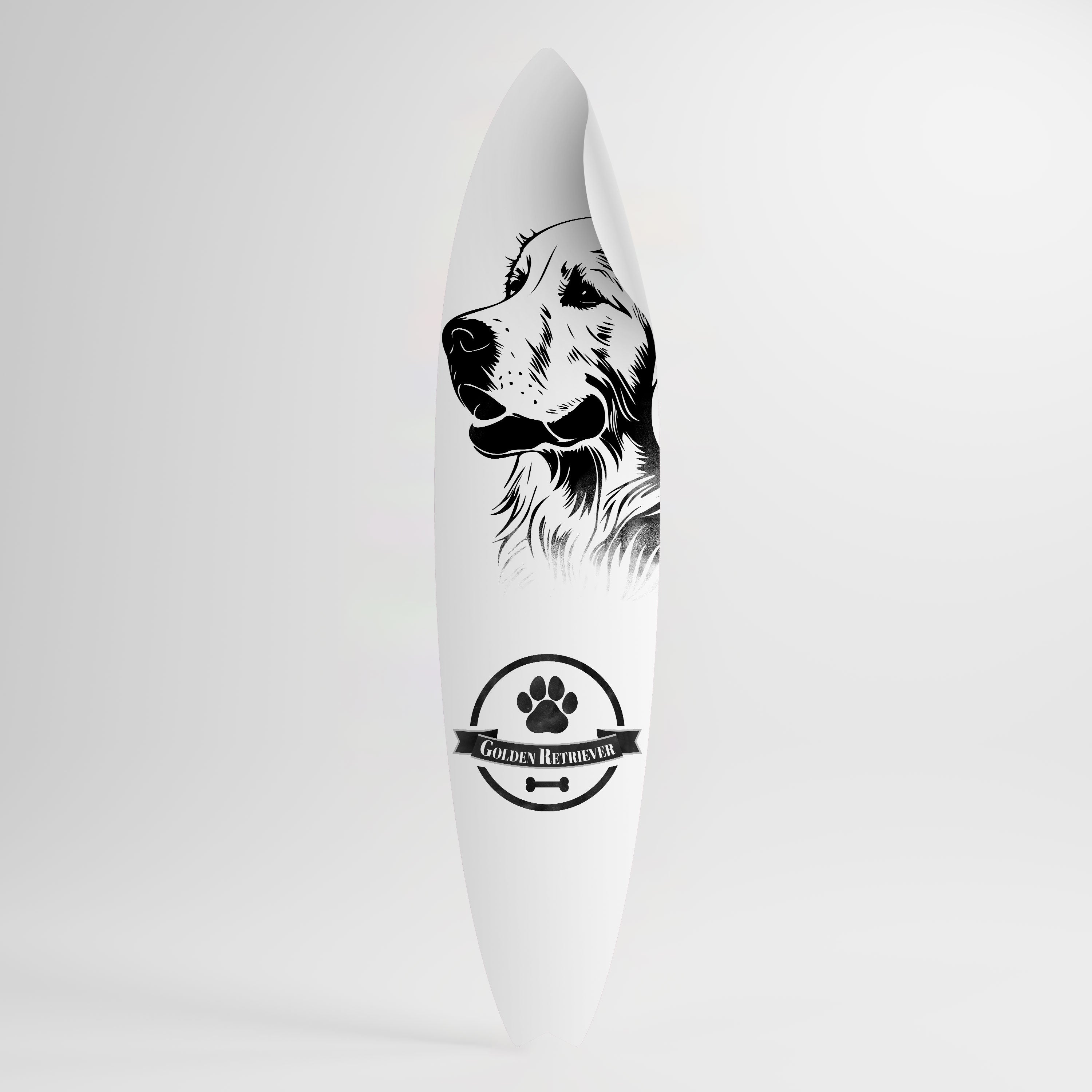 GOLDEN RETRIEVER Autocolante Prancha de Surf