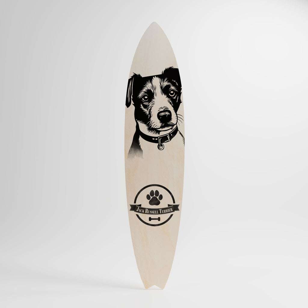 JACK RUSSEL TERRIER Decorative Plywood Surfboard