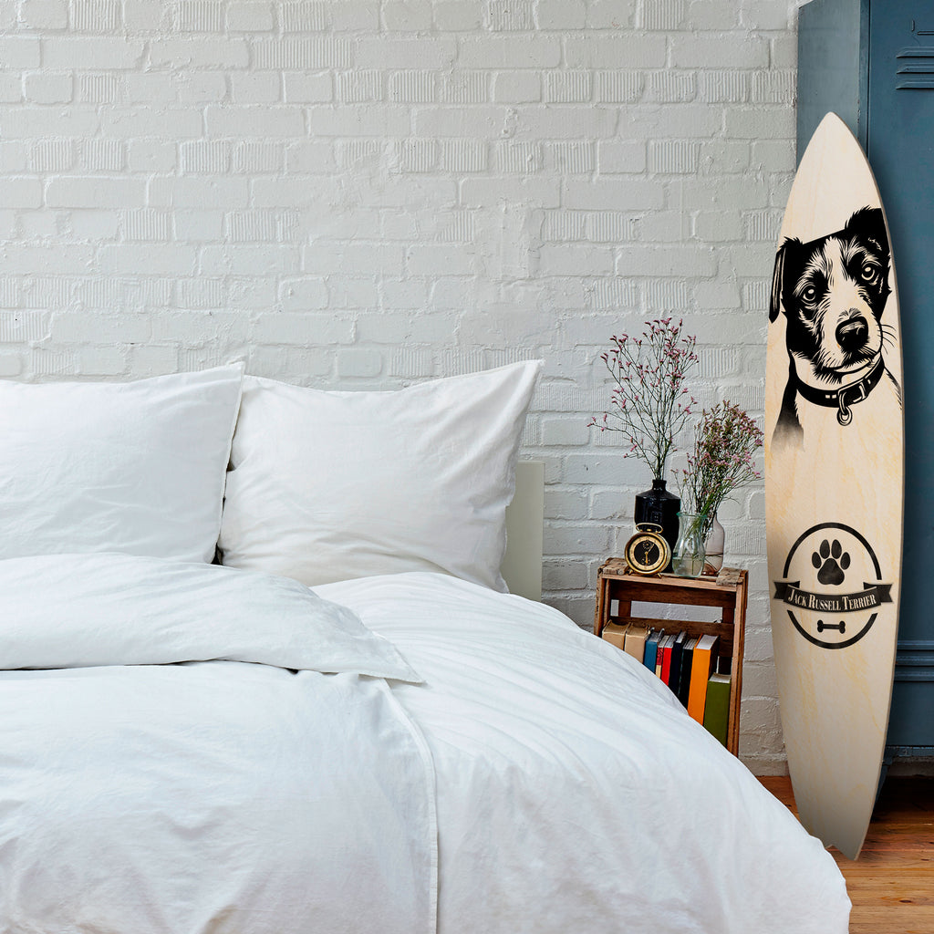 JACK RUSSEL TERRIER Decorative Plywood Surfboard