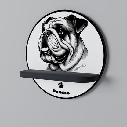 BULLDOG DOG Prateleira Artística