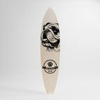 BULLDOG DOG Decorative Plywood Surfboard