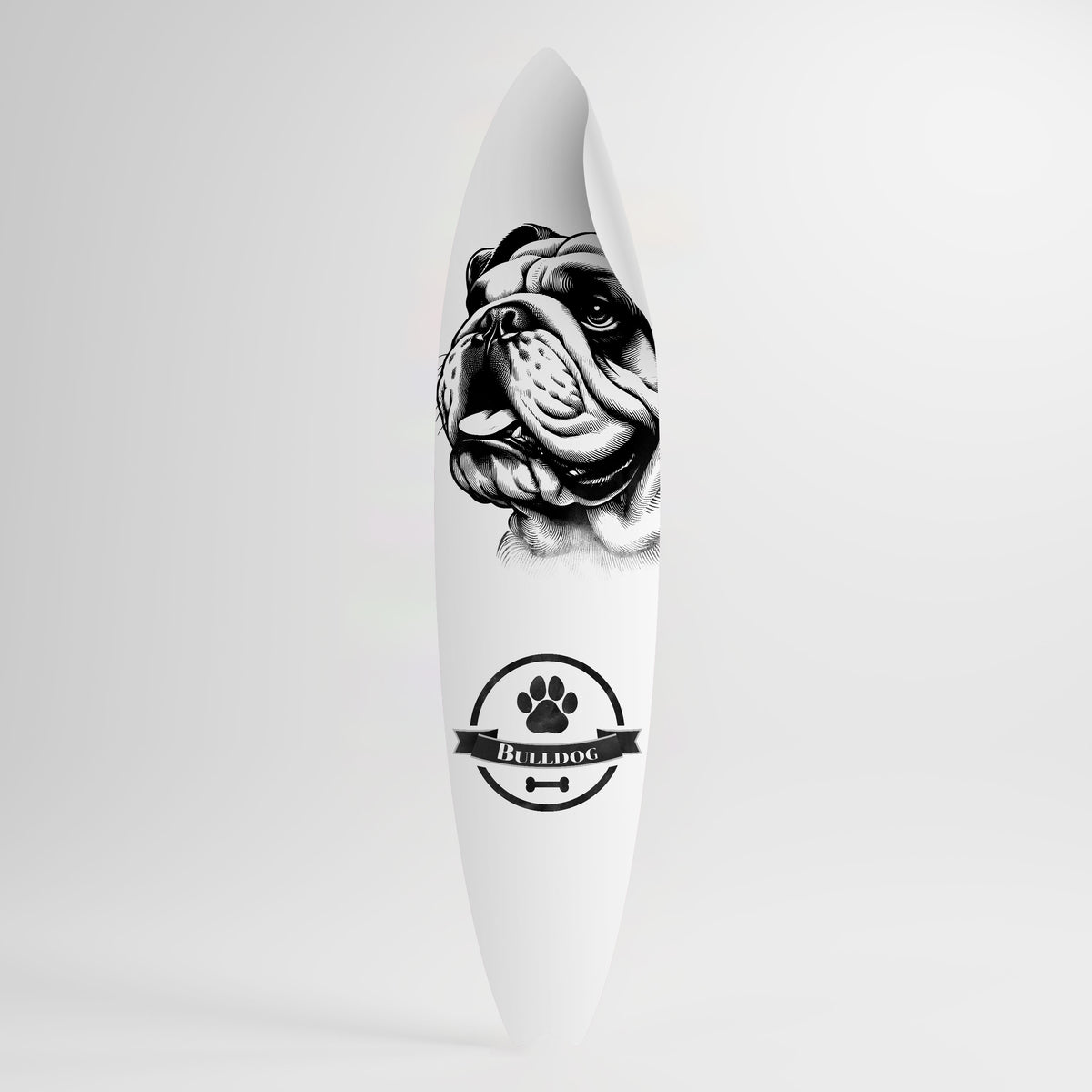 BULLDOG DOG Autocolante Prancha de Surf