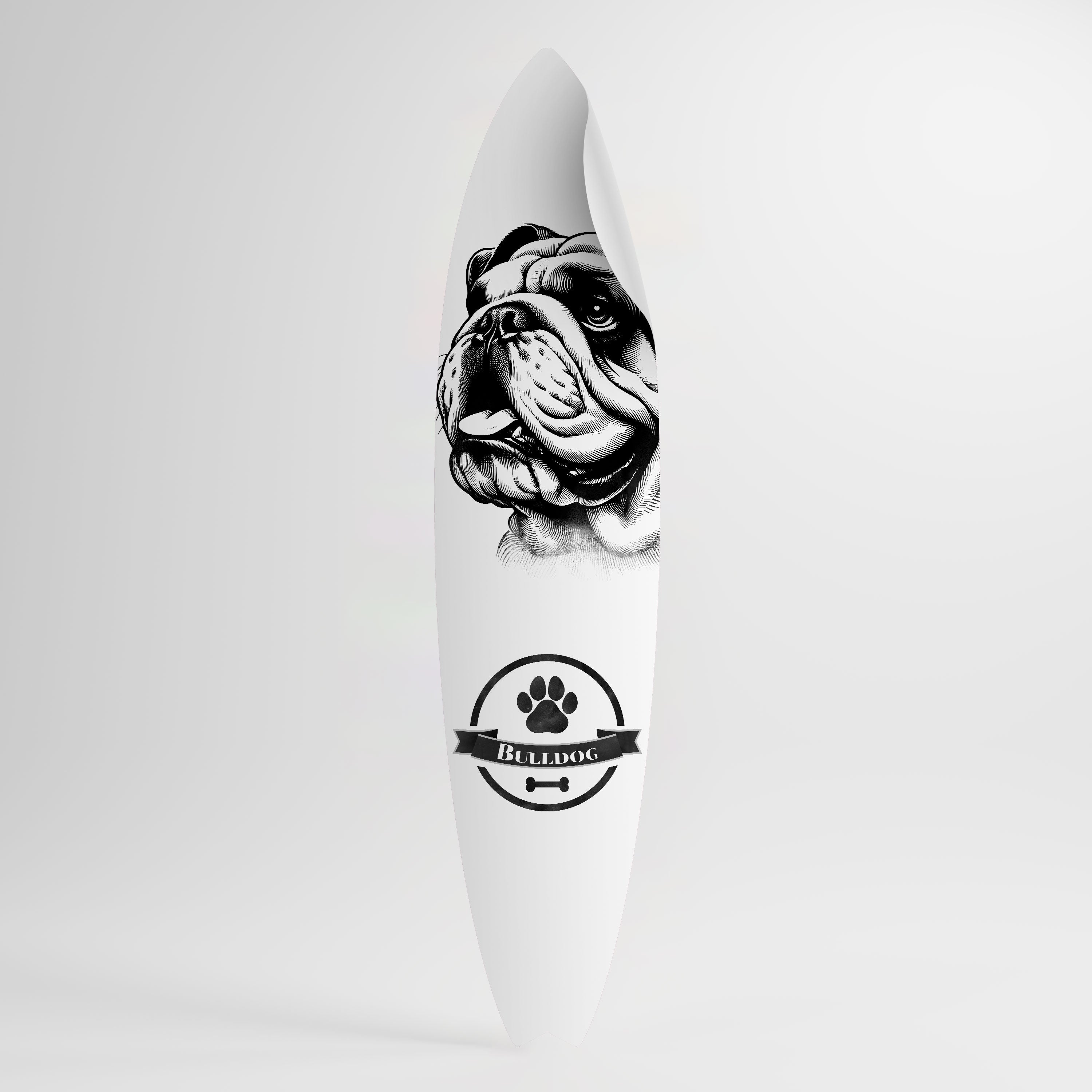 BULLDOG DOG Autocolante Prancha de Surf