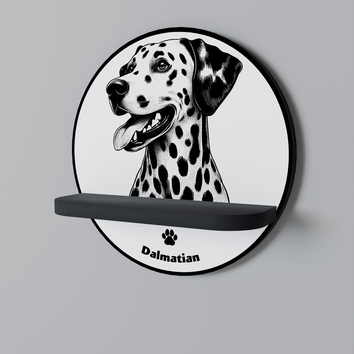 DALMATIAN DOG Prateleira Artística