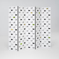 CATS COMPILATION Biombo Decorativo de 5 Painéis