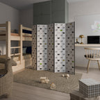 CATS COMPILATION 5-Panel Room Divider