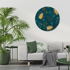 AUTUMN INSECTS Round Wall Art