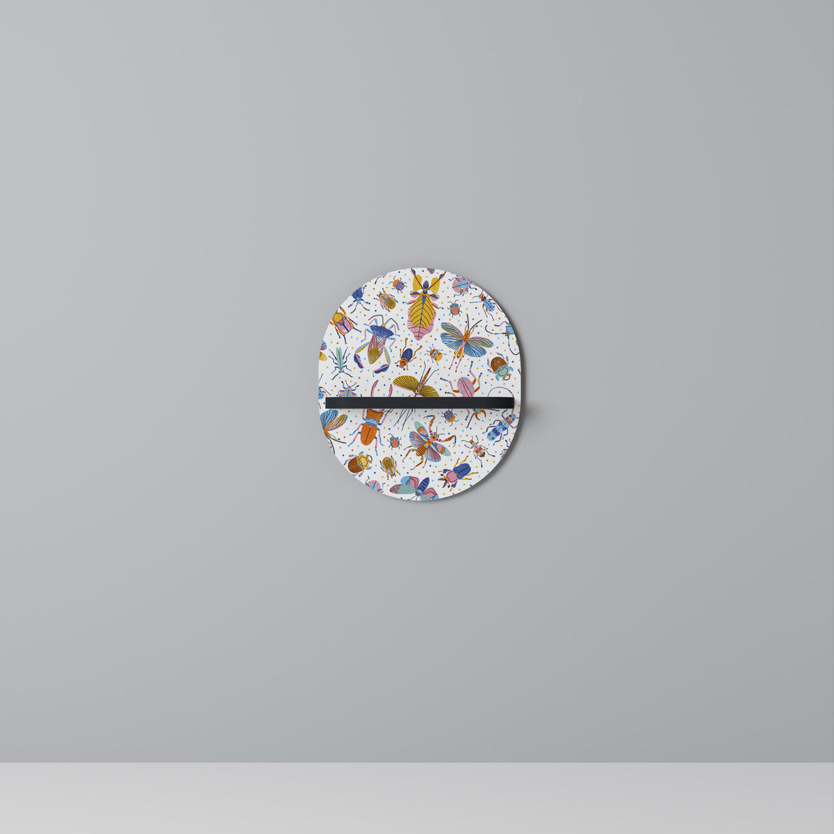 COLORFUL INSECTS Art Shelf