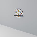 COLORFUL INSECTS Prateleira Redonda Decorativa em Acabamento Preto