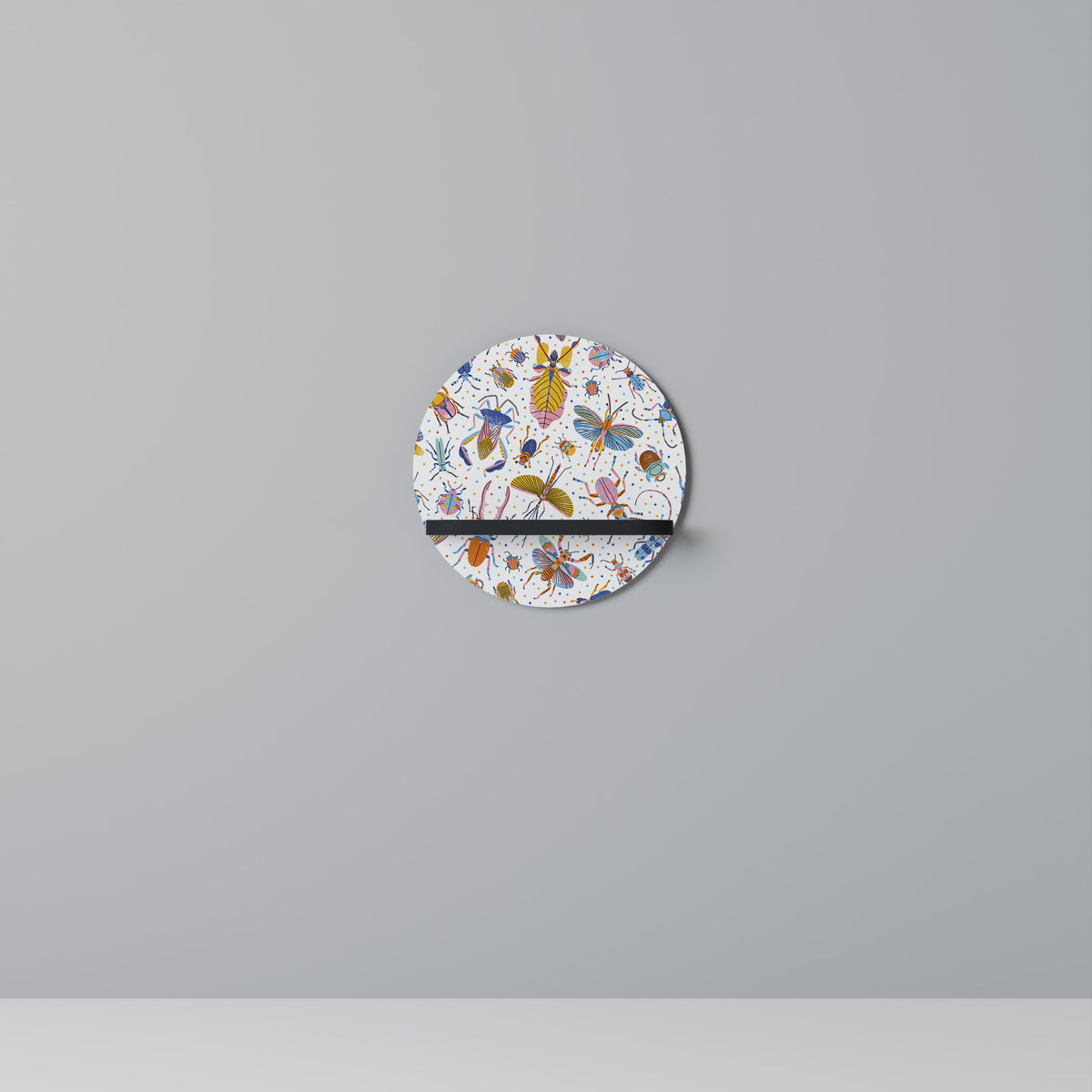 COLORFUL INSECTS Art Shelf