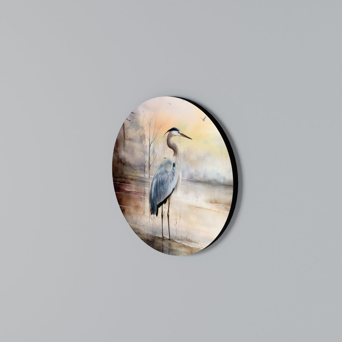 HERON DAYDREAM Arte de Parede Redonda