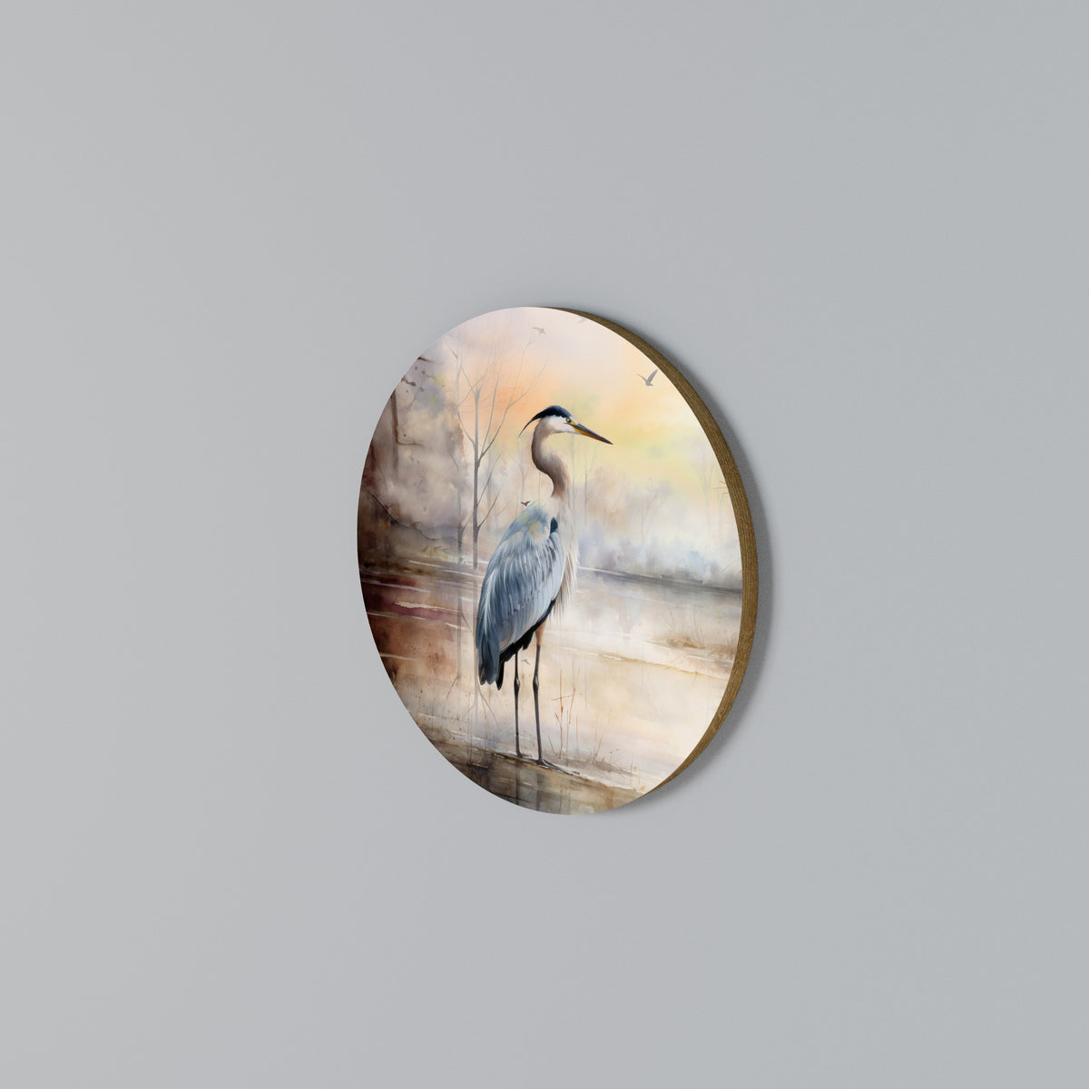 HERON DAYDREAM Arte de Parede Redonda
