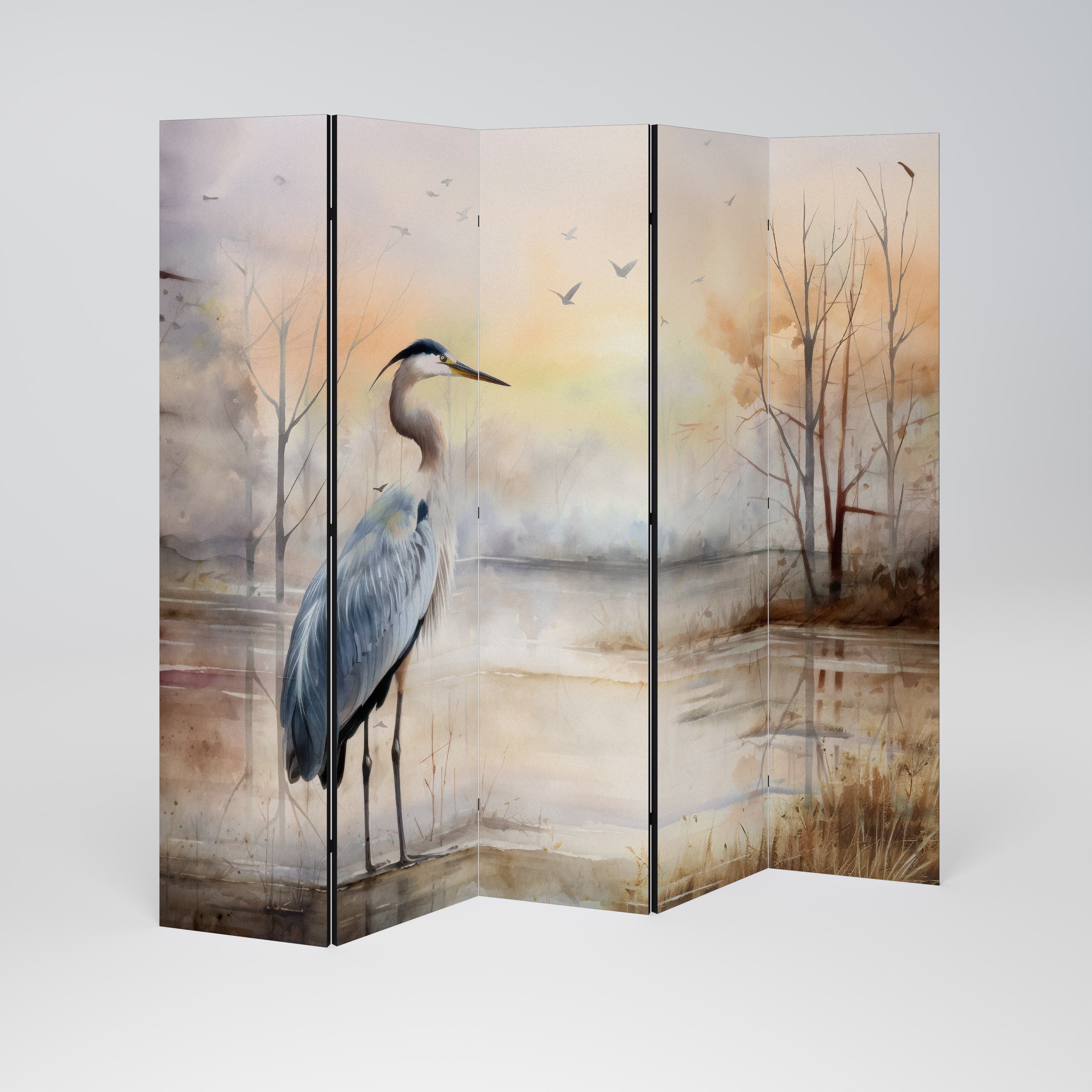 HERON DAYDREAM Biombo de 5 Painéis