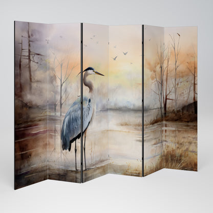 HERON DAYDREAM Biombo de 6 Painéis