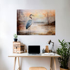 HERON DAYDREAM Poster Horizontal Autocolante