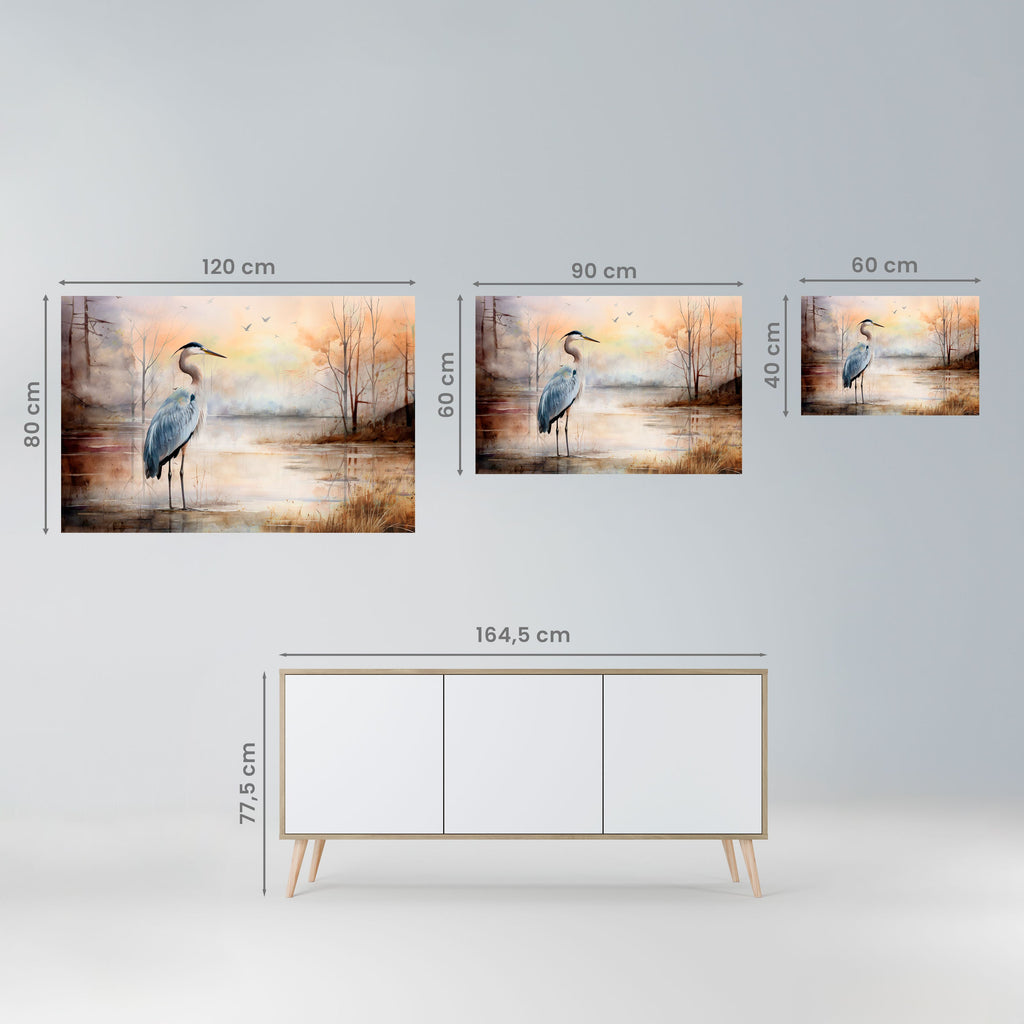 HERON DAYDREAM Poster Horizontal Autocolante
