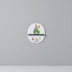 GARDEN INHABITANTS Prateleira Oval Decorativa em Acabamento Preto