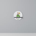 GARDEN INHABITANTS Prateleira Redonda Decorativa em Acabamento Preto