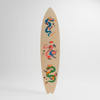 MYTHOLOGICAL CREATURES Painel Decorativo Prancha de Surf