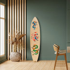 MYTHOLOGICAL CREATURES Painel Decorativo Prancha de Surf