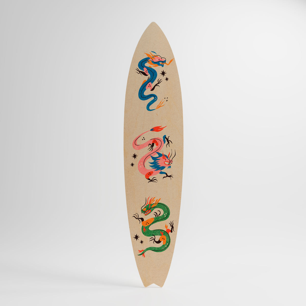 MYTHOLOGICAL CREATURES Painel Decorativo Prancha de Surf