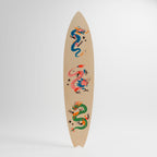 MYTHOLOGICAL CREATURES Decorative Plywood Surfboard