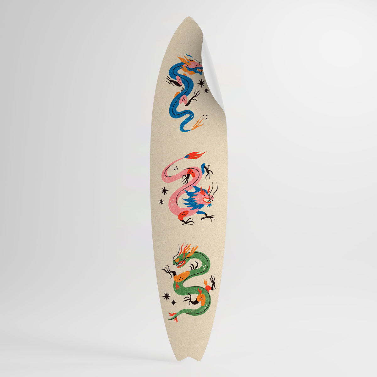 MYTHOLOGICAL CREATURES Autocolante Prancha de Surf