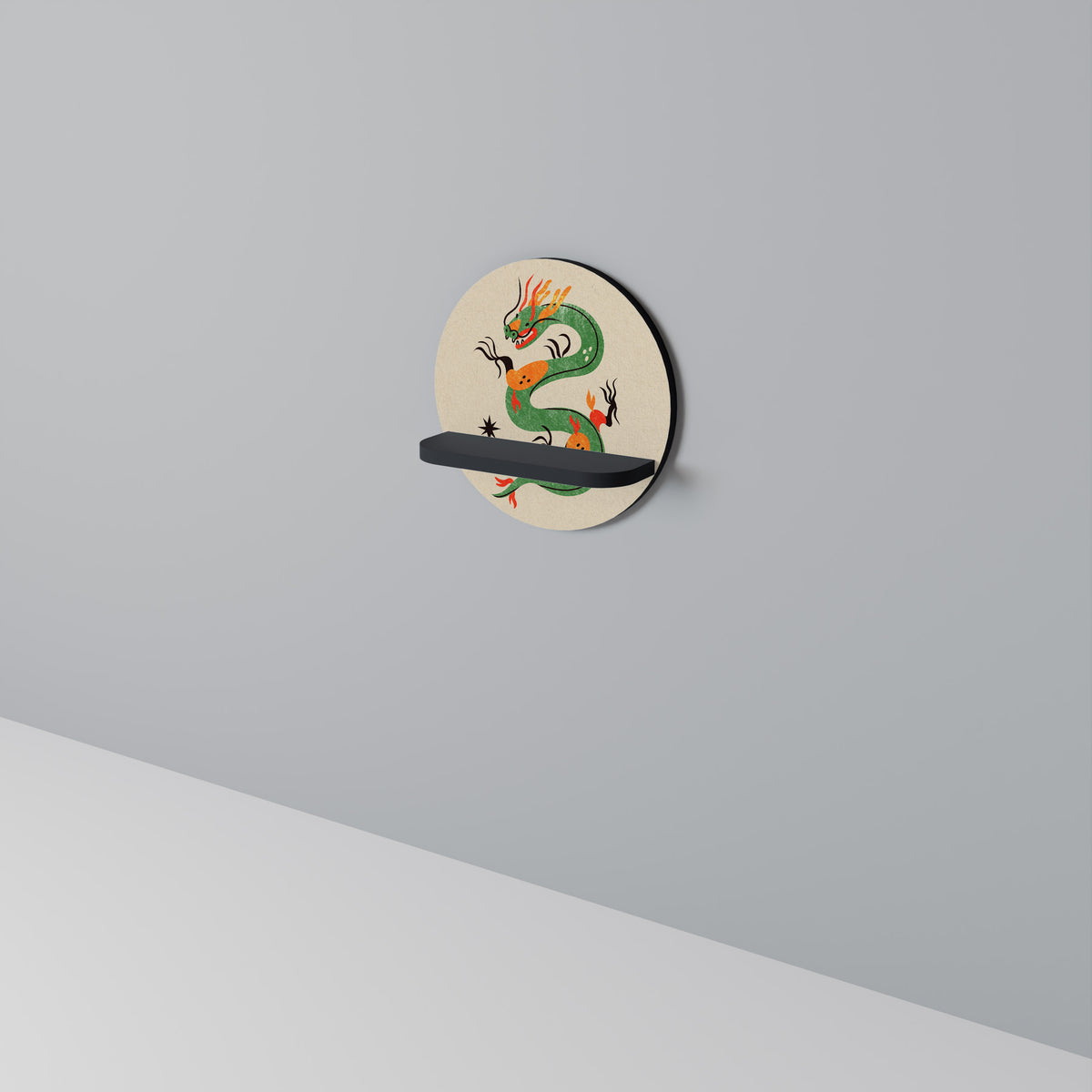 GREEN SKY GUARDIAN Art Shelf