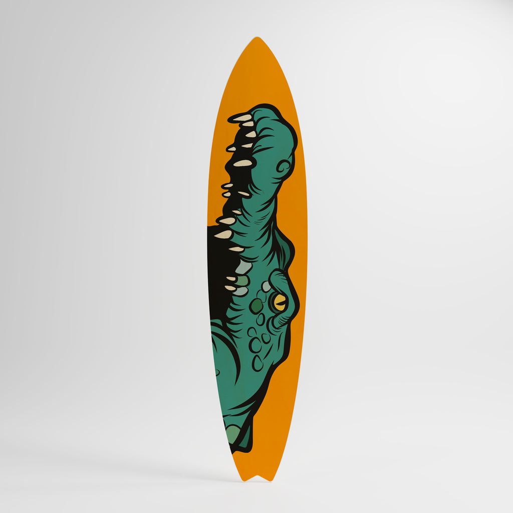 THREATENING GREETING Painel Decorativo Prancha de Surf