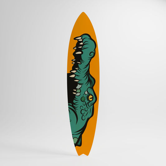 THREATENING GREETING Painel Decorativo Prancha de Surf