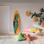 THREATENING GREETING Painel Decorativo Prancha de Surf